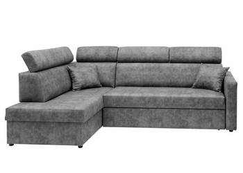 Narożnik Szary Duży z Funkcją Spania WOJTEK II