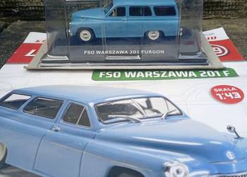 WARSZAWA 201 FURGON kombi Legendy FSO Model deagostini 1:43 Kultowe PRL