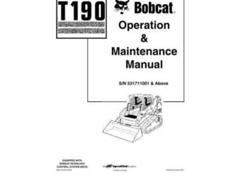 BOBCAT T 190 instrukcja dtr wysyłka ! PL