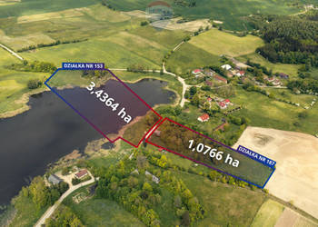 Działka budowlana z linią brzegową! Mazury