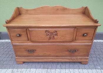 Komoda z szufladami drewno dębowe
