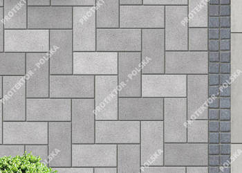 Holland 6 cm kostka bruk cegiełka prostokąt parking polbruk