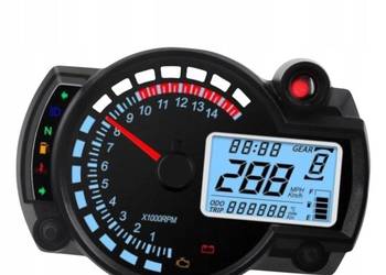 Wielofunkcyjny Licznik Prędkościomierz Motocyklowy Uniwersalny GELOO