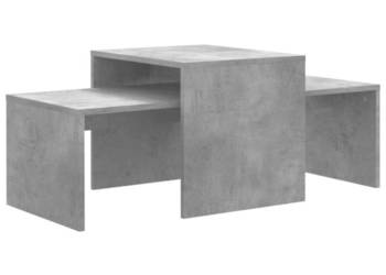 vidaXL Stoliki kawowe, betonowy szary, 100x48x40 cm（SKU:802916）