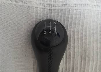 GAŁKA BIEGÓW KNOB BLACK LEDER CZARNA SKÓRA ROVER 75 MG ZT B/14.03.26