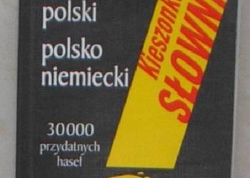 Kieszonkowy słownik niemiecko-polski, polsko-niemiecki