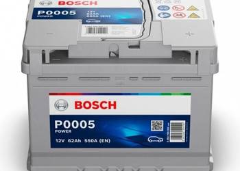 Akumulator 62Ah 550A EN Bosch P0005