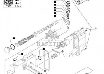 New Holland T6010 Sekcja zaworu hydr 84230181