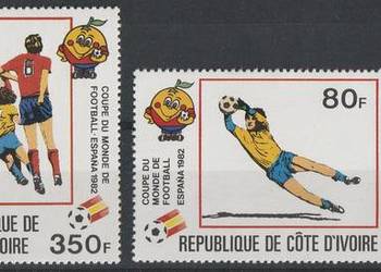 WYBRZEŻE KOŚCI SŁONIOWEJ - MŚ MUNDIAL 1982 - CZYSTE **