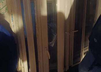 Okno plastikowo białe 2 szybowe