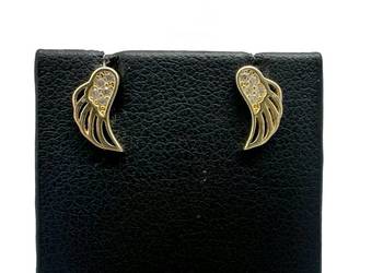 Nowe złote kolczyki pr 585 1,16g Sztyft