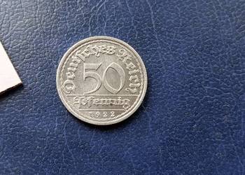 Stare monety 50 fenig 1922 E NIemcy Stare monety 50 fenig 1922 E NIemcy
