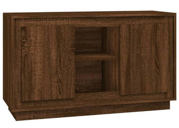 Szafka brązowy dąb 102x35x60 cm materiał drewnopochodny WM-831884