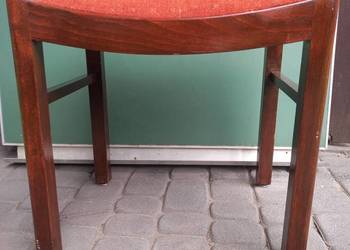 Stary taboret stołek na sprężynach do fortepianu pianina PRL  vintage