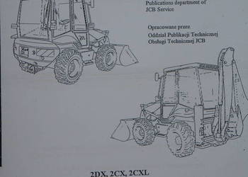 Instrukcja obsługi DTR podręcznik operatora JCB 2CX 2DX 2 CX j. polski