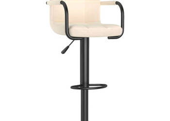 Hoker kremowy obity tkaniną WM-334627