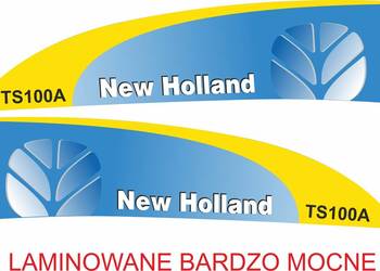 Naklejki New Holland Ts 100a mocne laminat