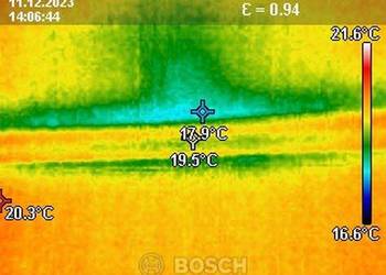 Badanie wilgoci kamerą termowizyjną, Wrocław, cennik usługi.
