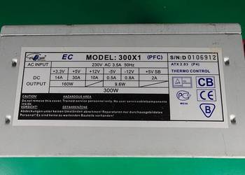 Zasilacz ATX PC - EC 300X1 marki EC
