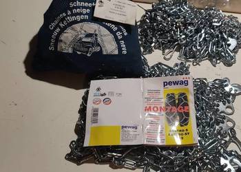 Łańcuchy antypoślizgowe do wózków widłowych.