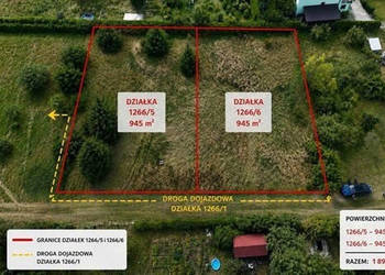 Działka budowlana, Dolice, powiat stargardzki -945 m2, 195 999 PLN