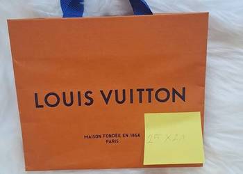 Torebka papierowa Louis Vuitton oryginalna nowa +GRATIS! Wymiary:25x21