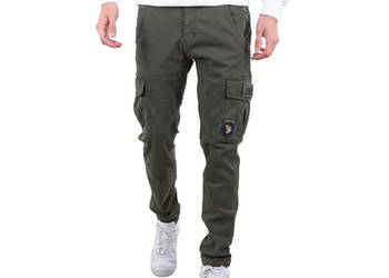 Alpha Industries Spodnie Petrol Patch 178207 greyblack