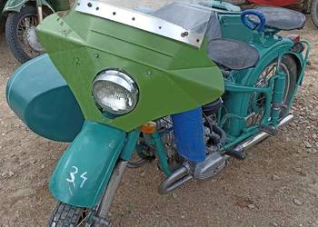nr.34 M-62 z DOKUMENTAMI 1964rok z wózkiem bocznym WYSYŁKA