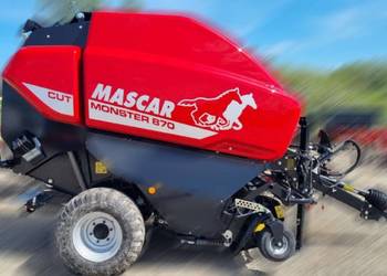 PRASA zwijająca zmiennokomorowa MASCAR Monster 870 CUT 15noży presa pasowa