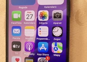 Smartfon iPhone 12-128 GB w kolorze czarnym (jak nowy) Smartfon iPhone 12-128 GB w kolorze czarnym (jak nowy)