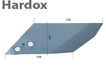 Dłuto 100hektarów HARDOX DSG500/P części do pługa REGENT