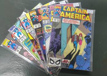Captain America - 6 starych komiksów USA Marvel - 1990 rok