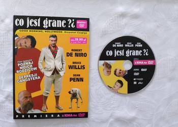 Książka i film DVD "CO JEST GRANE", satyra Hollywood, R. De Niro, B. Willis
