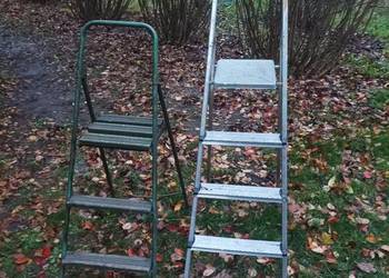 Drabina drabiny metalowa aluminiowa.