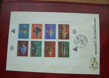 Argentyna 1987 FDC Fauna Ryby  a