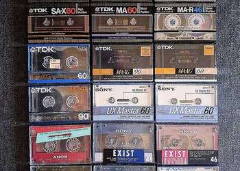 KASETA SONY, DENON, TEAC, MARANTZ, NATIONAL, TDK, BASF