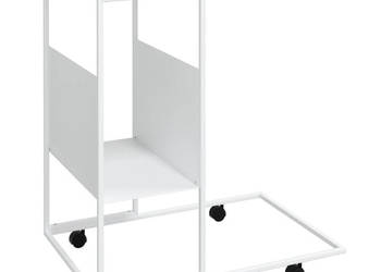 Stolik boczny na kółkach biały 55x36x635 cm WM-343111