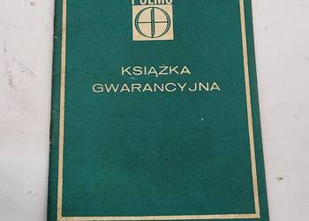 POLMO KSIĄŻKA GWARANCYJNA SYRENA 104