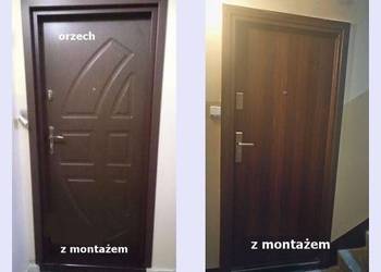 Drzwi z montażem zewnętrzne wewnątrzklatkowe