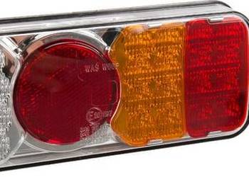 Lampa tylna zespolona LED, prawa prostokątna 12/24V 5-pinowa Kramp LA40032