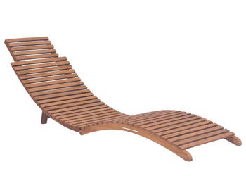 Składane leżaki 2 szt. lite drewno tekowe WM-3073170