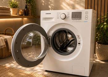 Pralka Samsung EcoBubble WF60F4EFW2W 6 kg 1200 obr/min Idealna jak nowa