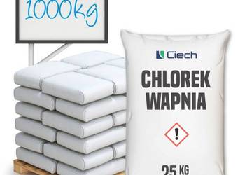 Chlorek wapnia techniczny 1000 kg, eko sól drogowa