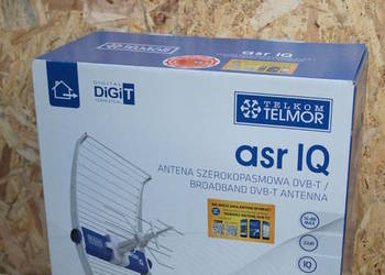 TELMOR ASR IQ antena szerokopasmowa DVB-T + uchwyt + kabel + końcówki