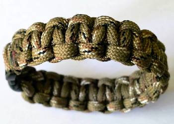 Bransoletka z paracordu – splot „Cobra”