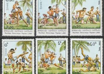 LAOS - SPORTY WALKI - 1982 - CZYSTE **