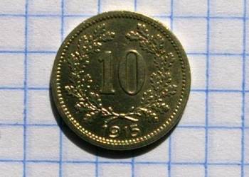 10 HALERZY ( 10 HELLER ) 1915 ROK - AUSTRO-WĘGRY
