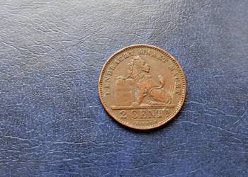 Stare monety 2 cent 1902 Belgia