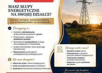 Wiesz ,że za słupy na twoim polu należy się odszkodowanie !!