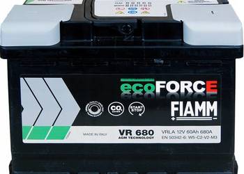 Akumulator 60AH Fiamm ECOFORCE AGM